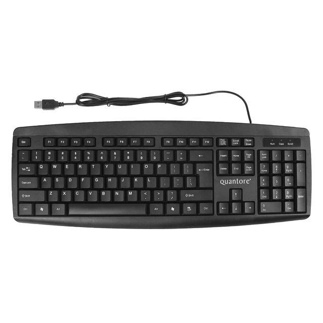 Quantore - Tastiera qwerty nera