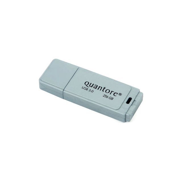 Quantore - Stick USB 3.0 256 Go d'argent