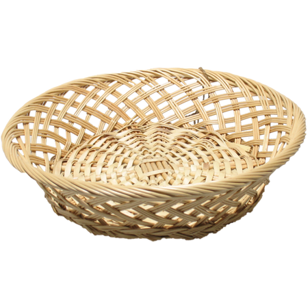 Klika - Cesta | caña | Ø33cm | 8cm | redondo | naturales | 1 pieza