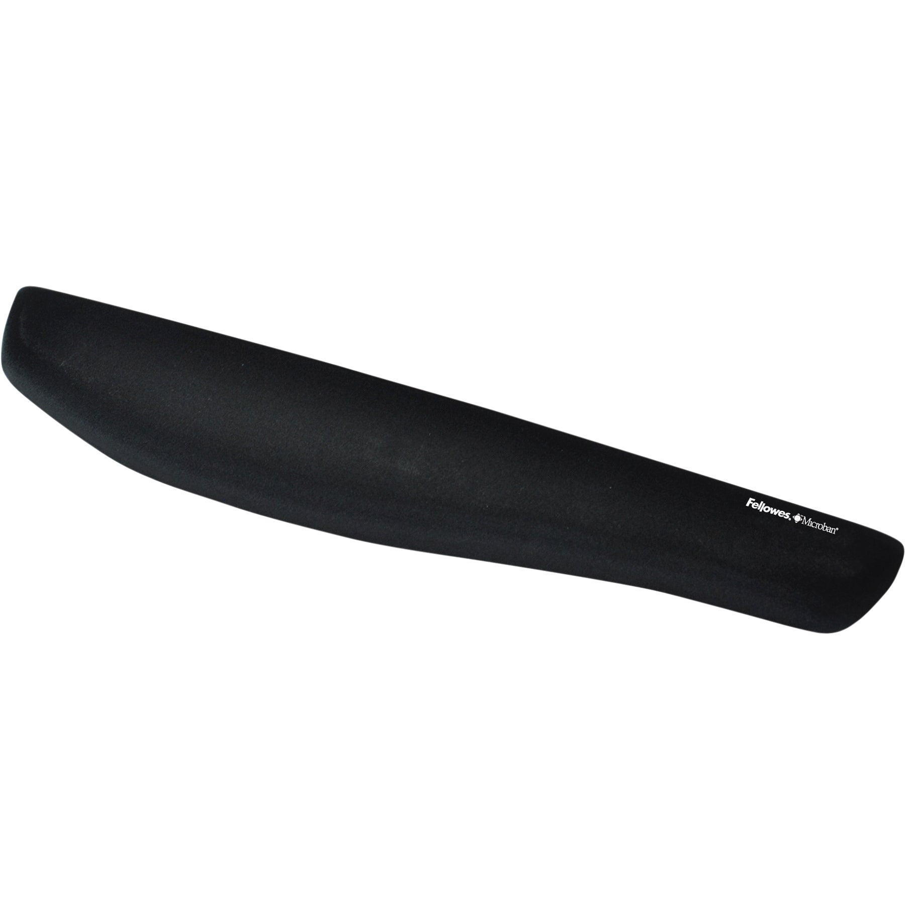 Fellowes - Wrist support plush touch black