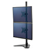 Fellowes - Moniteur Arm Seasa Double vertical détaché noir