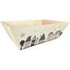 Klika -  Mand | hout | 42.5x30x13.5cm | vierkant | naturel | 25 stuks