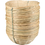 Klika - Mand | Bambou | Ø35 cm | 9cm | Round | Natural | 25 pièces