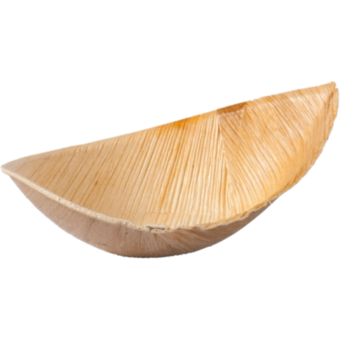 Biodore - Biodore Schaal | palmblad | 11x6cm | naturel | 50 stuks