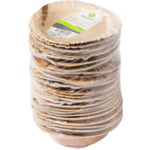 Biodore - Biodore Bord | rond | 1-vaks | palmblad | Ø12cm | naturel | 25 stuks