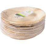 Biodore - Biodore Bord | rond | 1-vaks | palmblad | Ø26cm | naturel | 25 stuks