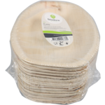 Biodore - Biodore Bord | rechthoekig | 1-vaks | palmblad | 30x20cm | naturel | 25 stuks