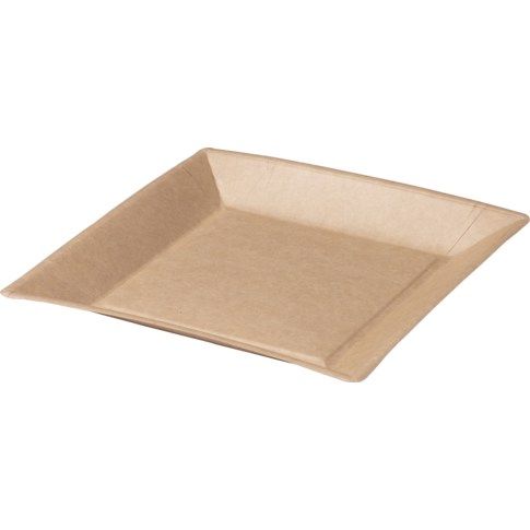 Biodore - Biodore Bord | Carré | 1 Profession Cardboard | 23x23cm | Natural | 100 pieces