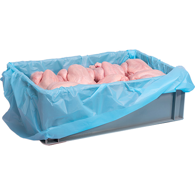 Klika -  Kratzak | Ecoliner | 580+ 2x220x800mm | 20my | op stift | MDPE | blauw | 450 stuks