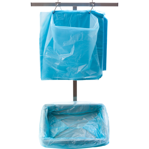 Klika - Zak | Kratzak | HDPE | 580/ 220x630mm | 10my | blauw | 1600 stuks