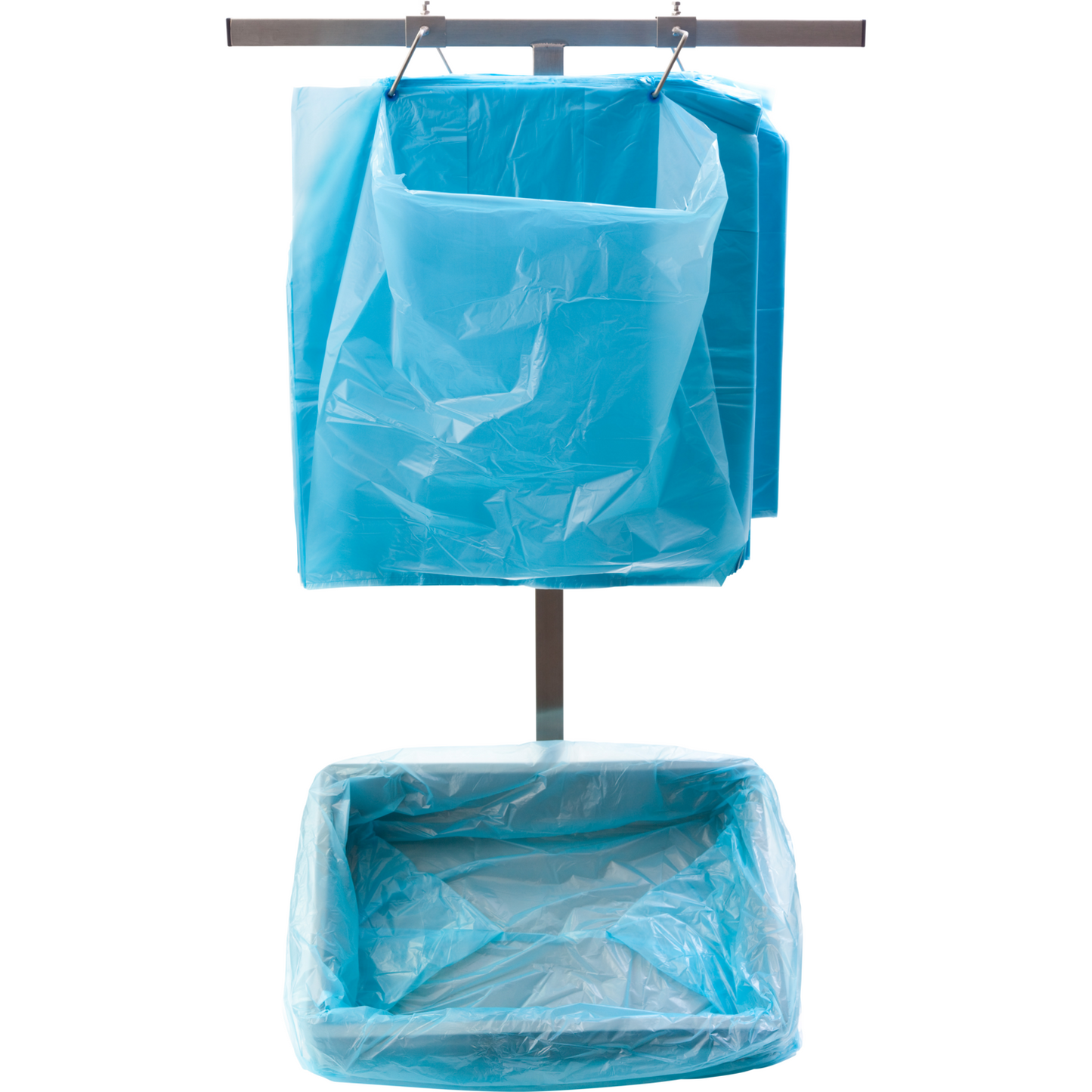 Klika - Bolsa | Bolsa de caja | HDPE | 580/ 2x220x630mm | 10my | azul | 1600 piezas