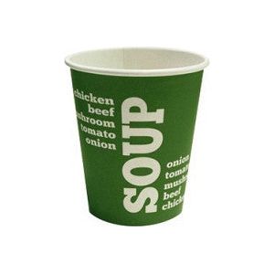 Tasty Soup - Soup beker karton 250 cc groen BAMBOO 50 stuks