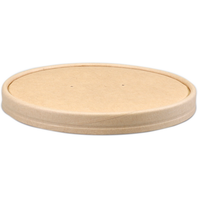 Depa - Deksel | saladebowl | Kraftpapier + PE | Ø150mm | beige | 300 stuks