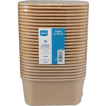 DEPA - BAK | Kraftpapier + PP | 1000 ml | Kilobak | 170x120x77mm | Beige | 300 Stücke