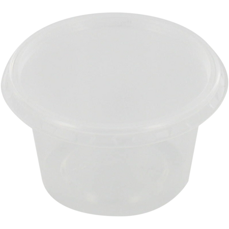 Klika - Bak | PP | 50ml| Ø72mm | incl. Coperchio | bicchiere di plastica | 24 mm | trasparente | 500 pezzi