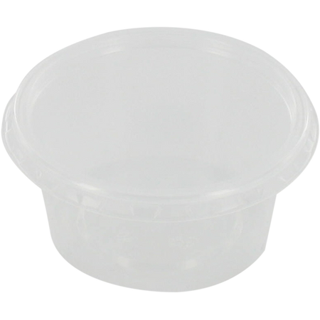 Klika - Bak | PP | 80ml | Ø72mm | inkl. Deckel | Plastikbecher | 35mm | transparent | 500 Stück