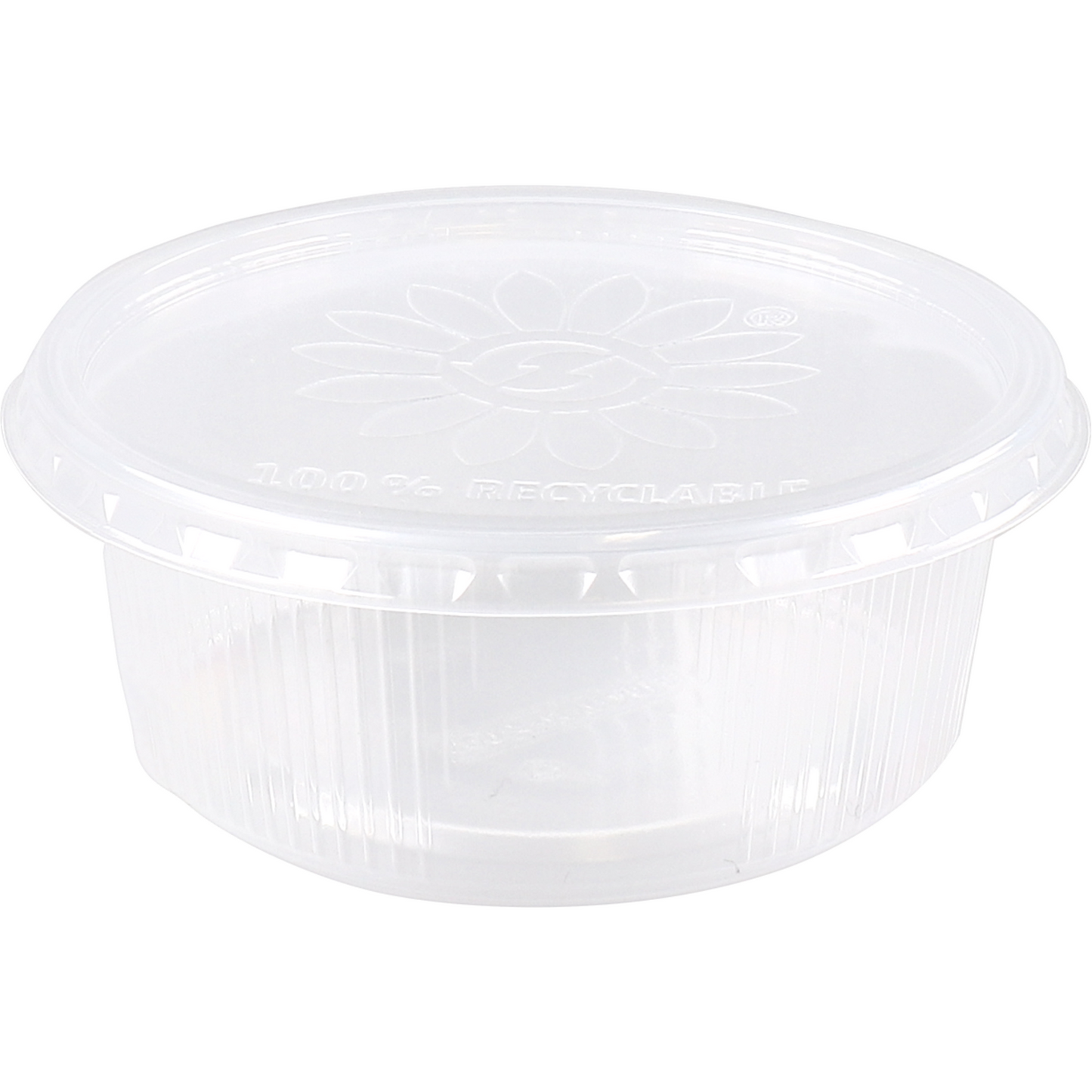 Klika - Bak | PP | 200ml | Ø101mm | incl. Lid | ripplecup | transparent | 250 pieces