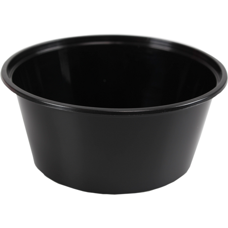 Klika -  Bak | PP | 350ml | Ø119mm | kunststof cup | 52mm | zwart | 500 stuks