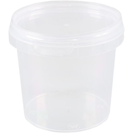 Klika - Bak | PP | 365ml | Ø95mm | with lid and warranty closure | plastic cup | 79mm | transparent | 415 pieces