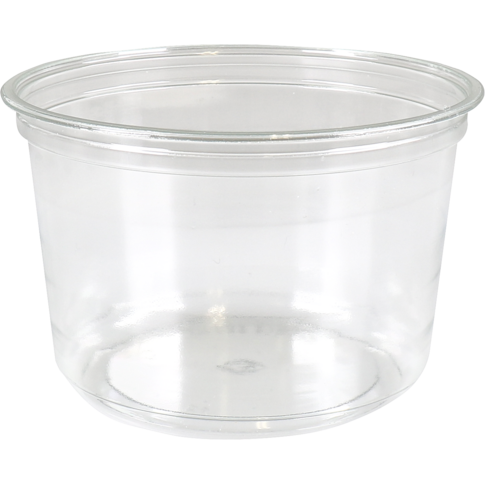 Deli -Kreis - Tasse | Recyceltes Haustier | 550 ml | Ø 117 mm | 75,7 mm | Transparent 576 Stücke