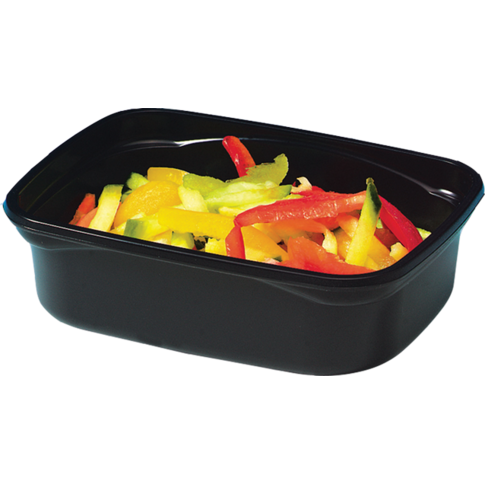 Klika - Bak | Pp | 250 ml | Plastikbecher | 108x82x45mm | Schwarz | 1000 Stücke