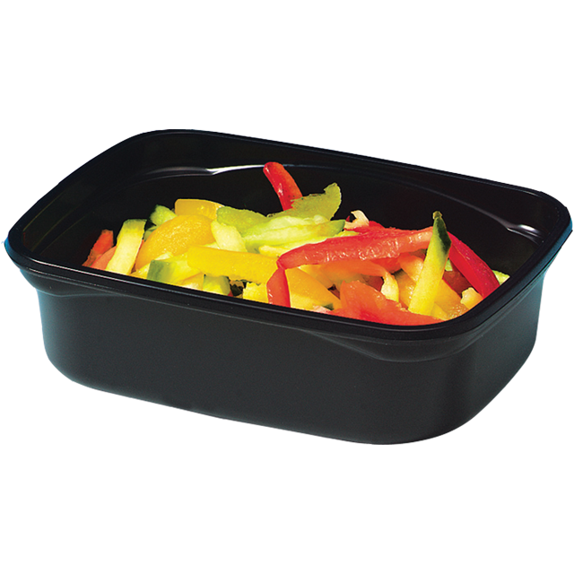 Klika - Bak | PP | 250ml | plastic cup | 108x82x45mm | black | 1000 pieces