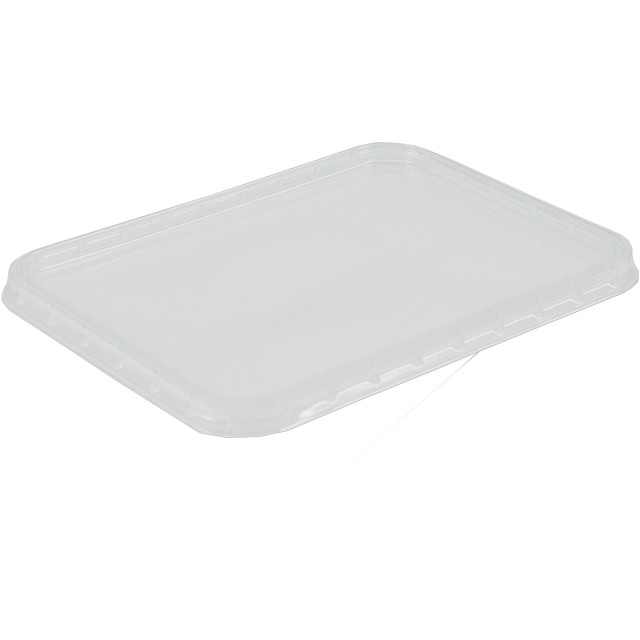 Klika - Tapa | vaso de plástico | MASCOTA | rectangulares | 180x135x cristalino | 400 piezas