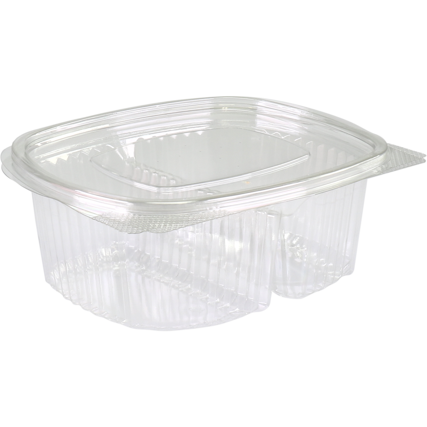 Klika - Bak | Gerecycled PET | 2-vaks | 750ml | saladebak | 172x144x62mm | transparant | 400 stuks