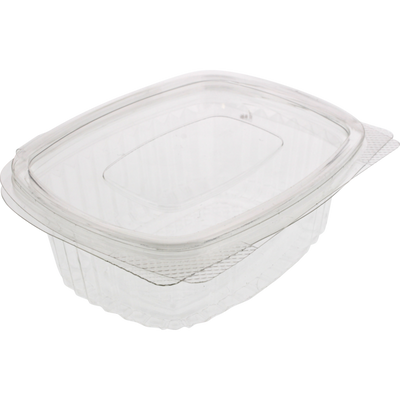 Klika - Salad container 150x124x55mm 500ml transparent (9x50 pieces)