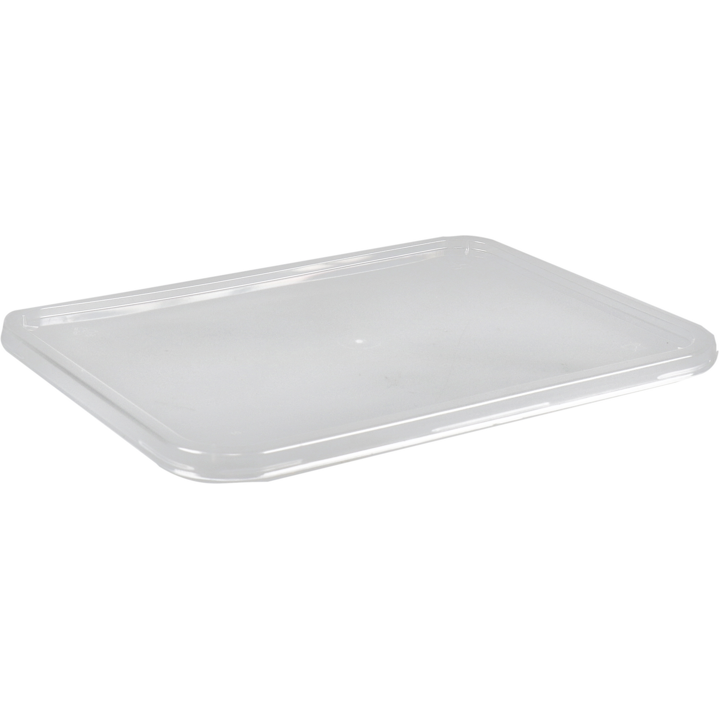 Klika - Tapa para recipiente de inyección de PP 182x135mm transparente 500 piezas