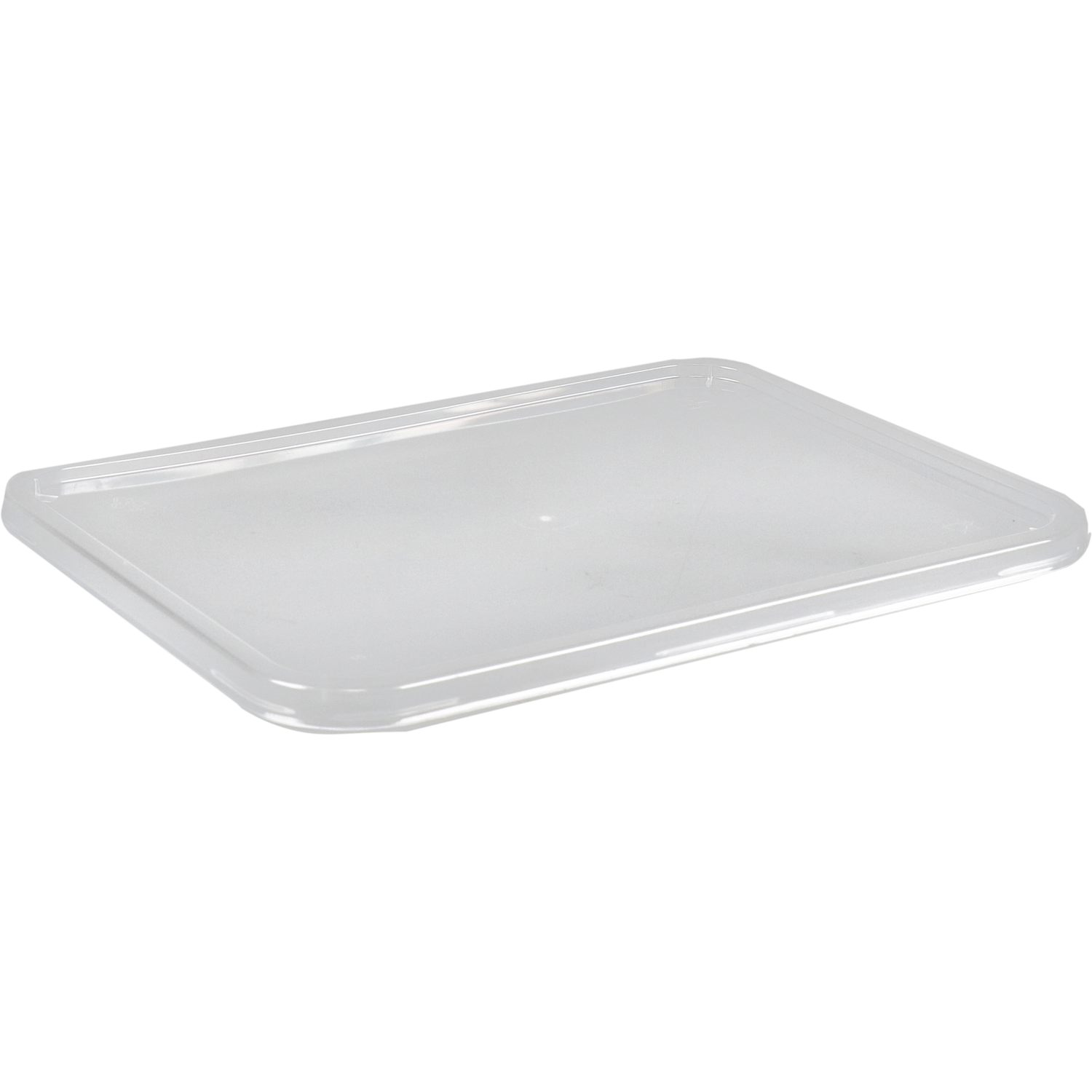 Klika - Tapa para recipiente de inyección de PP 182x135mm transparente 500 piezas