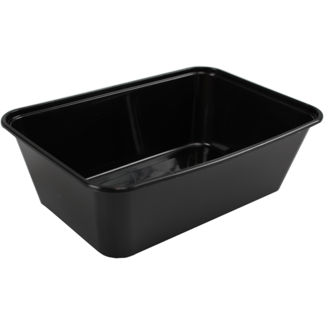 Klika - Bak | Pp | 750 ml | 172x120x50mm | Schwarz | 500 Stücke