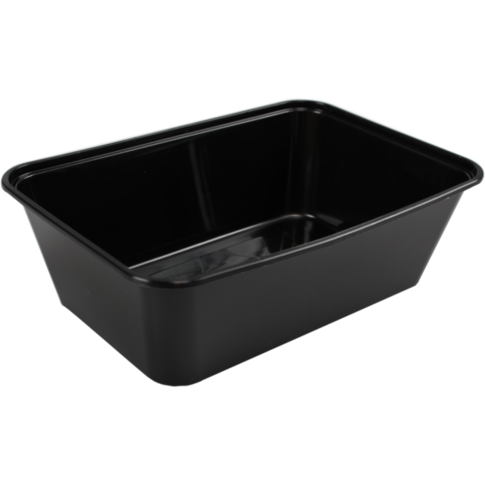 Klika - Bak | Pp | 750 ml | 172x120x50mm | Schwarz | 500 Stücke