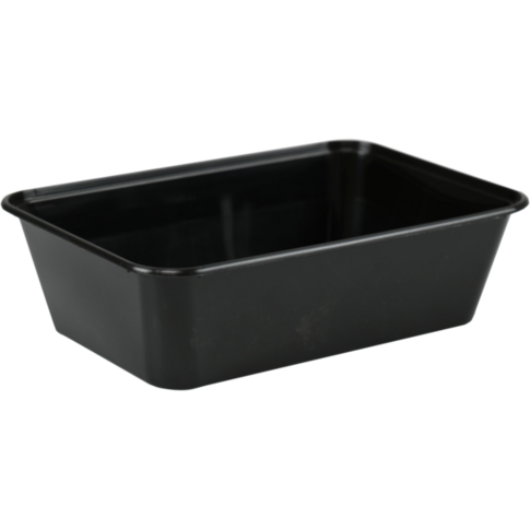 Klika - Bak | Pp | 650 ml | 172x120x45mm | Schwarz | 500 Stücke