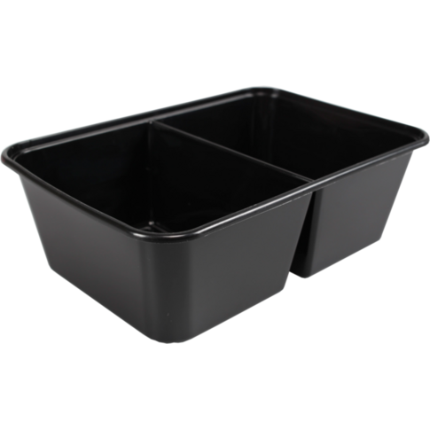 Klika - Bak | Pp | 2-Box | 172x120x50mm | Schwarz | 500 Stücke