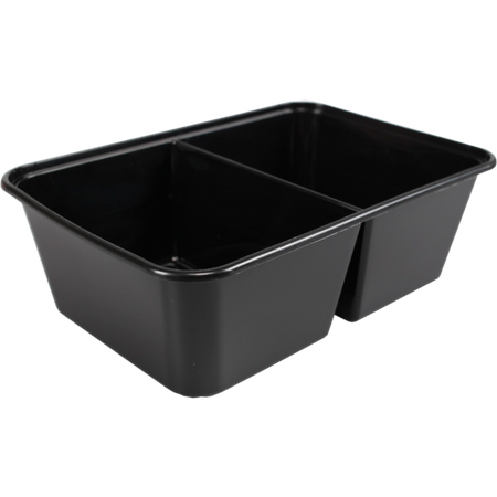 Klika -  Bak | PP | 2-vaks | 700ml | 172x120x50mm | zwart | 500 stuks