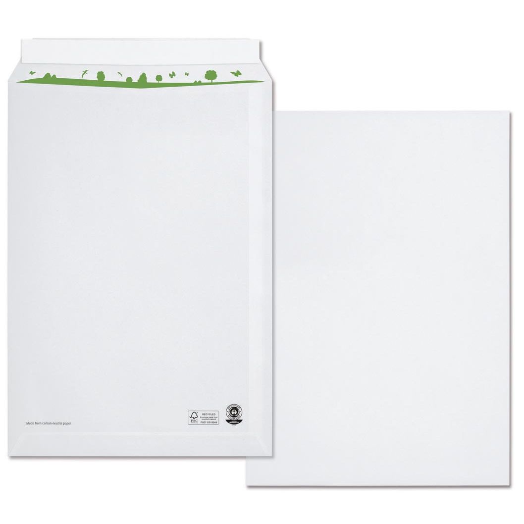 BeECO -  Bong akte-enveloppen , ft 229 x 324 mm (C4), zonder venster, doos van 250 stuks