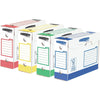 Bankers Box - basic archive box heavy duty, ft 9.5 x 24.5 x 33 cm, assorted colours, pack of 8