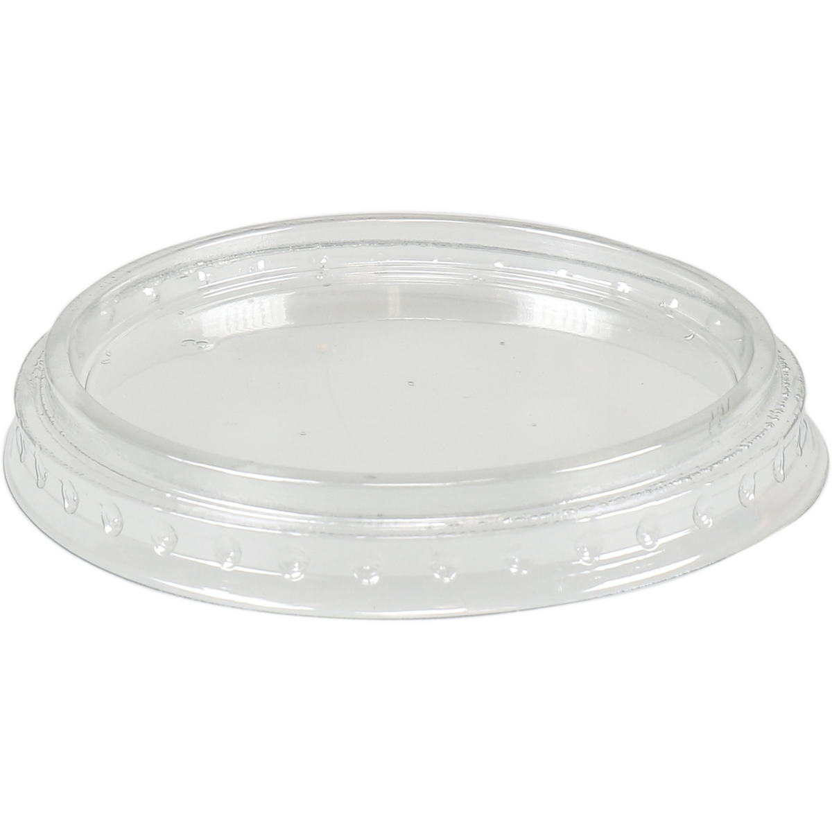 Klika -  Deksel | voor beker en voetkuipje | Gerecycled PET | rond | laag | Ø95mm | transparant | 1000 stuks