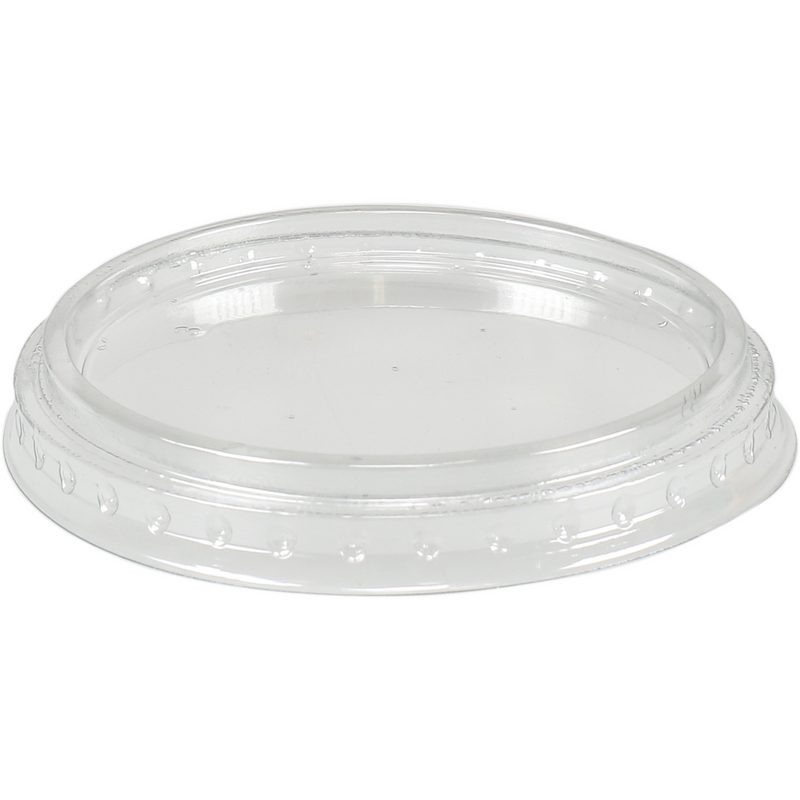 Klika -  Deksel | voor beker en voetkuipje | Gerecycled PET | rond | laag | Ø95mm | transparant | 1000 stuks