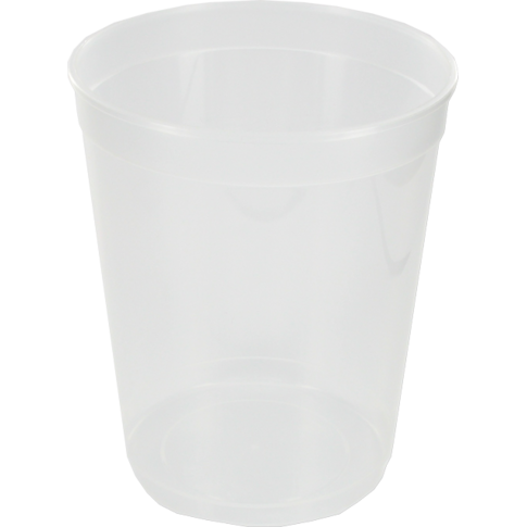 Klika - Bak | Pp | 1000 ml | Ø115mm | Plastikbecher | 135 mm | Transparent 250 Stück