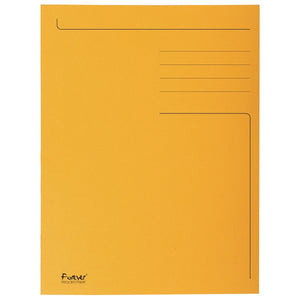 Exacompta -  dossiermap Foldyne ft 24 x 32 cm (voor ft A4), oranje, doos van 50 stuks