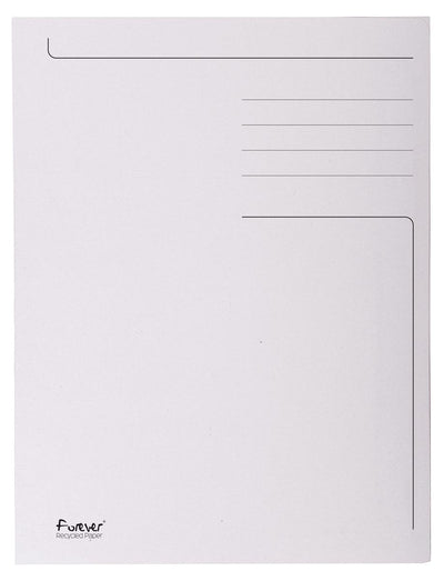 Exacompta - file folder Foldyne ft 24 x 32 cm (for ft A4), light gray, pack of 50 pieces