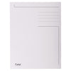 Exacompta - carpeta archivadora Foldyne ft 24 x 32 cm (para ft A4), gris claro, paquete de 50 piezas