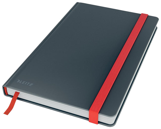 Leitz - Cozy notebook with hard cover, for ft A5, ruled, gray