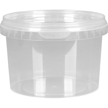 Klika - Coppa | con coperchio | pP | 565ml| Ø118mm| trasparente | 290 pezzi