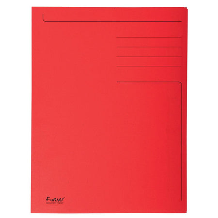 Exacompta - file folder Foldyne ft 24 x 35 cm (for ft folio), red, pack of 50 pieces