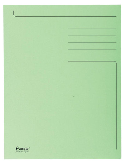 Exacompta -  dossiermap Foldyne ft 23,7 x 34,7 cm (voor ft folio), lichtgroen, doos van 50 stuks