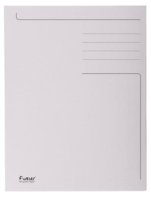 Exacompta -  dossiermap Foldyne ft 24 x 35 cm (voor ft folio), lichtgrijs, pak van 50 stuks