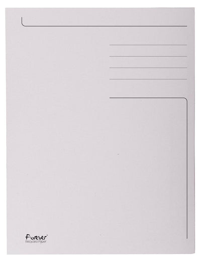 Exacompta -  dossiermap Foldyne ft 24 x 35 cm (voor ft folio), lichtgrijs, pak van 50 stuks